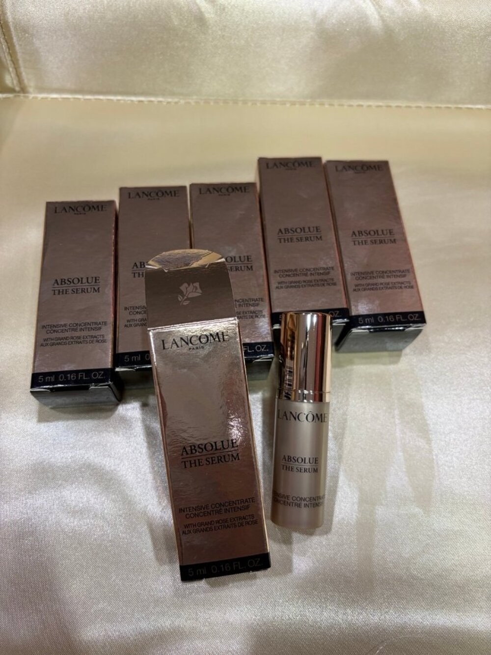 6 Lancome Absolue The Serum For Plumping & Smoothing 0.16oz/5ml =full Size $280
